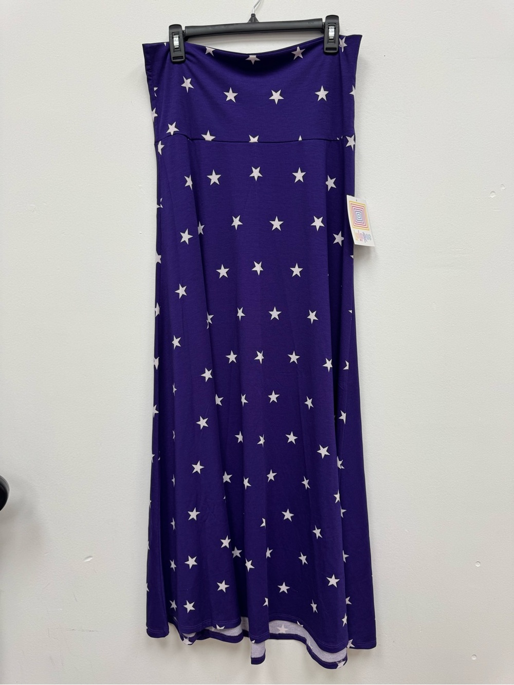 LuLaRoe Purple Star Maxi Skirt